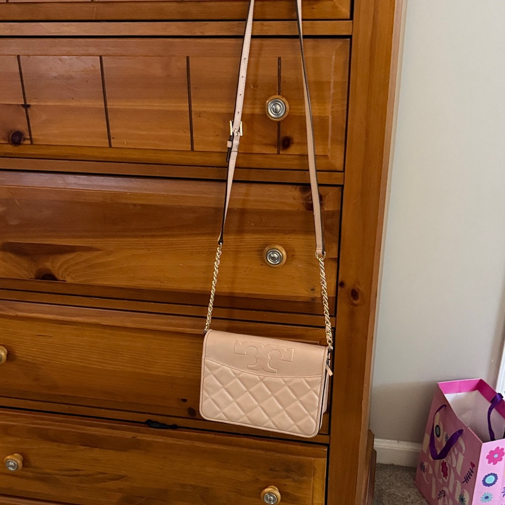Elegant Cream Crossbody Bag